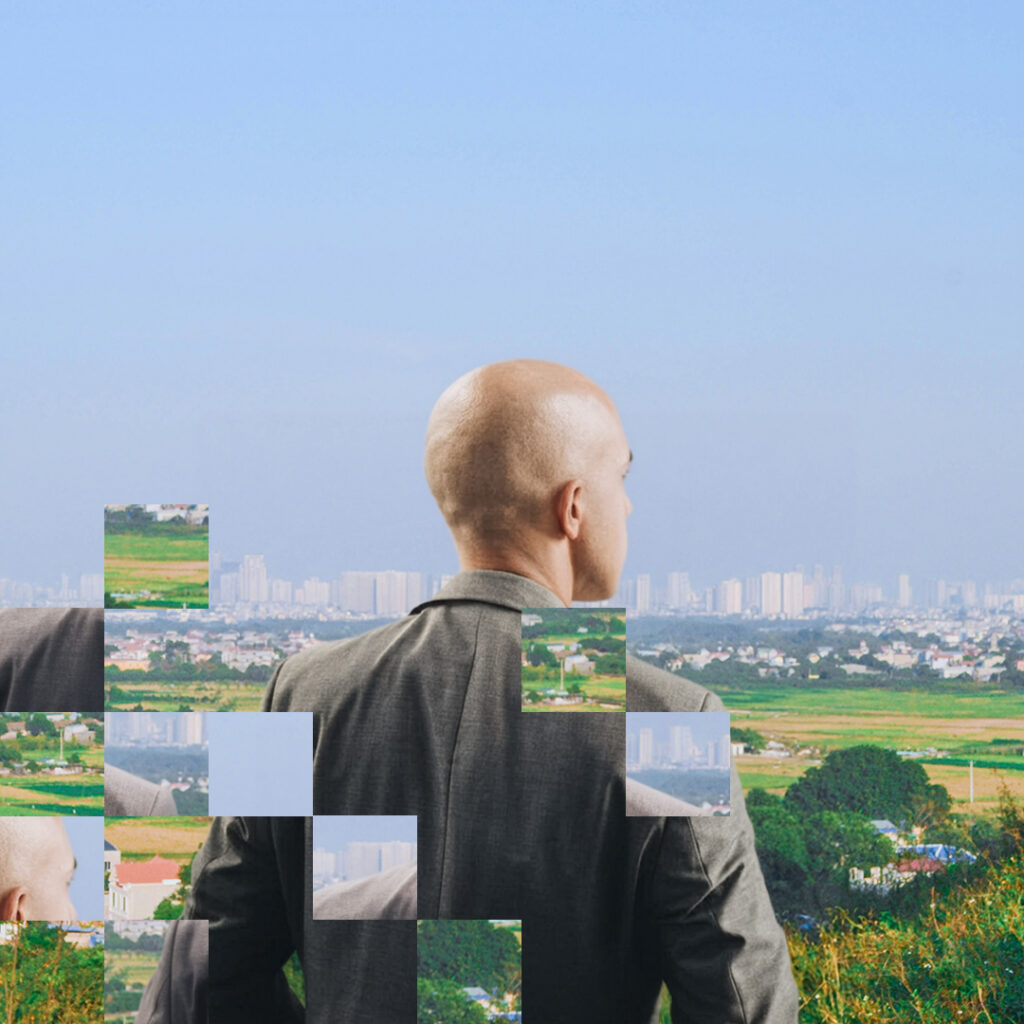 A young Michael overlooking the city of Ottawa, reflecting on how far he and Initiate have come.